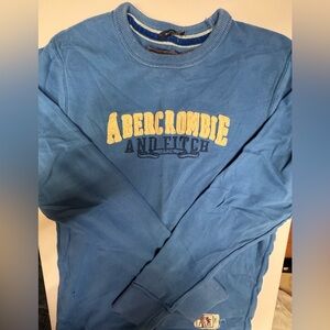 Abercrombie & Fitch Blue long Sleeve Muscle Tee